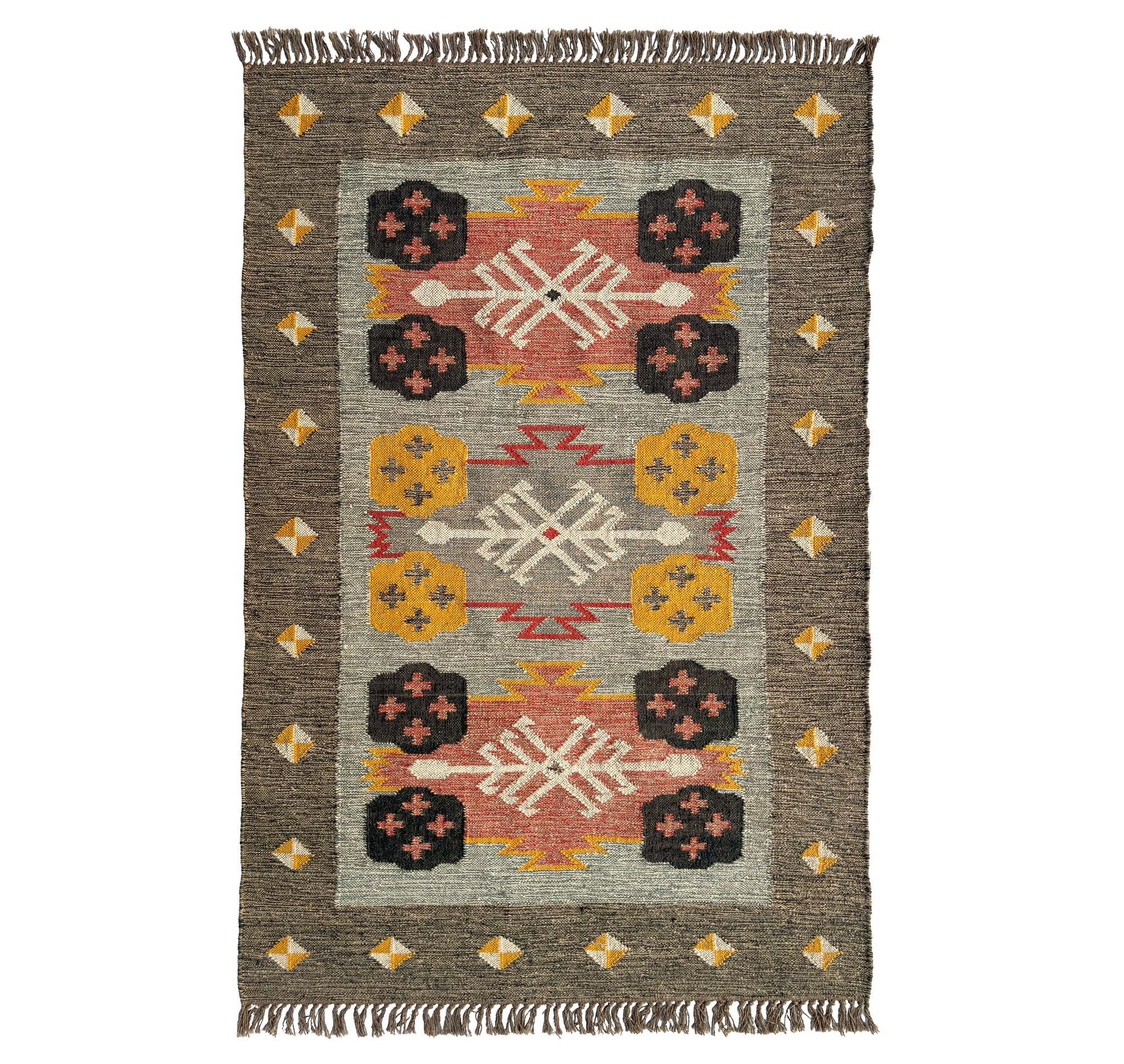 ACTUS KILIM DHURRIEラグ （140×200cm） Kilim Rugs – Dhurrie World